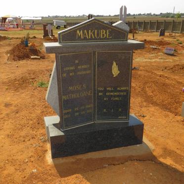 MAKUBE Moses Matholoane 1948-2011
