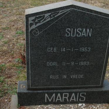 MARAIS Susan 1953-1983