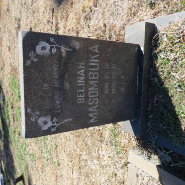 MASOMBUKA Belinah 1920-1975