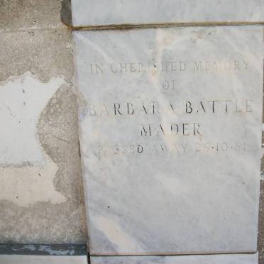 MADER Barbara Battle -1981