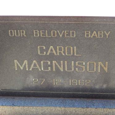 MAGNUSON Carol -1962