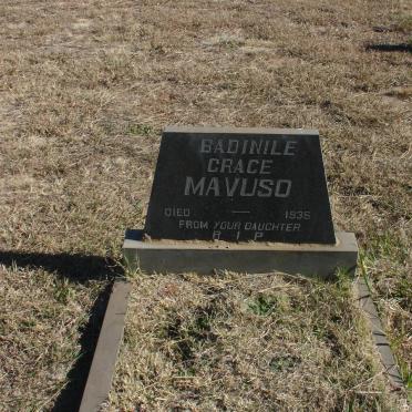 MAVUSO Badinle Grace -1935