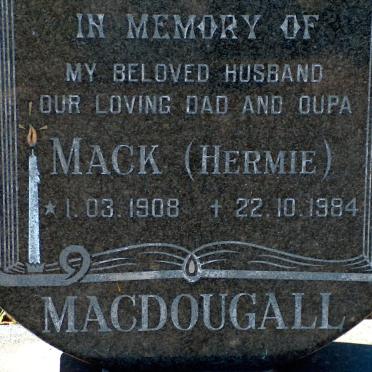 MACDOUGALL Mack 1908-1984
