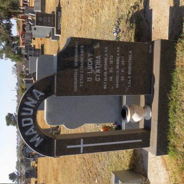 MADUNA Lucky Cynthia 1973-2000