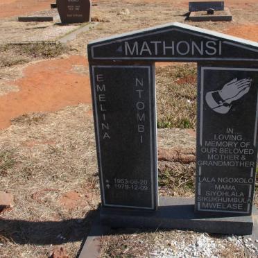MATHONSI Emelina Ntombi 1953-1979