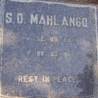MAHLANGO S.D.