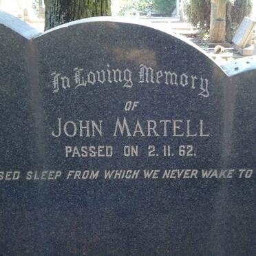 MARTELL John -1962 &amp; Mary Emeline -1953 :: MARTELL Mavis Vera -1937