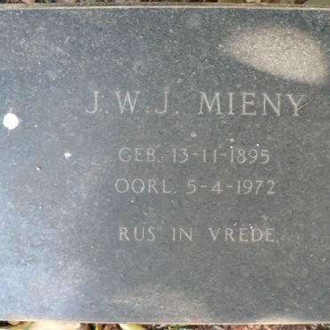 MIENY J.W.J. 1895-1972