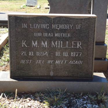 MILLER K.M.M. 1894-1977