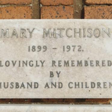 MITCHISON Mary 1899-1972