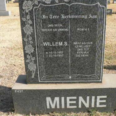 MIENIE Willem S. 1957-1997