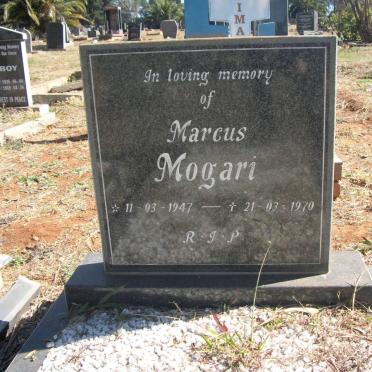 MOGARI Marcus 1947-1970