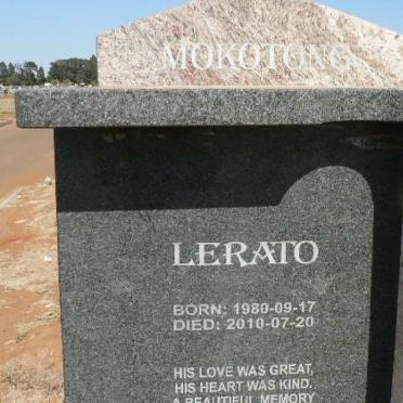 MOKOTONG Lerato 1980-2010