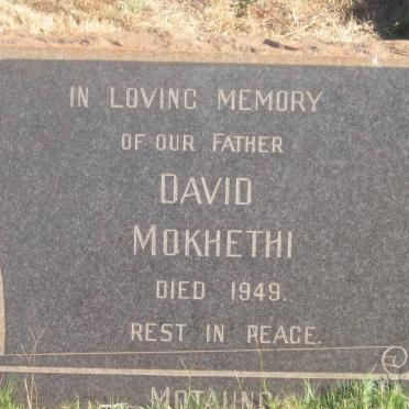 MOKHETHI David -1949