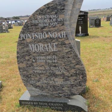 MORAKE Pontsho Noah 1980-2003