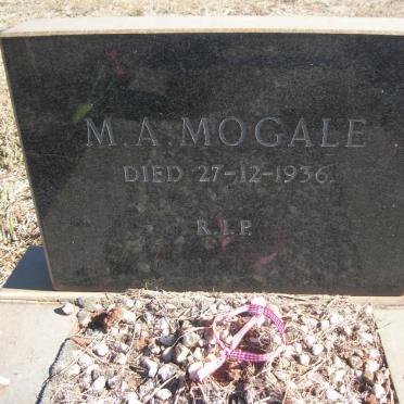 MOGALE M. A. -1936