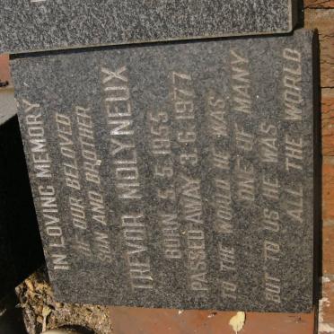 MOLYNEUX Trevor 1955-1977