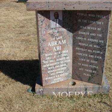 MOEPYE Abraham Abi 1954-2005