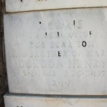 MORRIS Gordon Henry 1942-1979