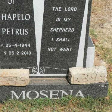 MOSENA Thapelo Petrus 1944-2010