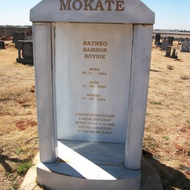 MOKATE Ratheo Samson Boysie 1943-2006