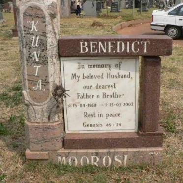 MOOROSI Kunta Benedict 1960-2003