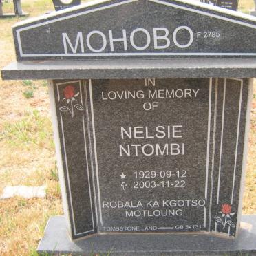 MOHOBO Nelsie Ntombi 1929-2003