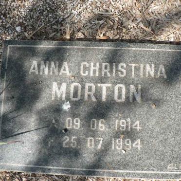 MORTON Anna Christina 1914-1994