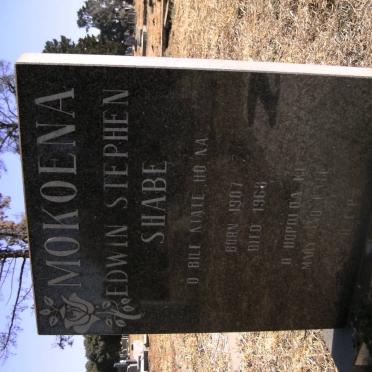 MOKOENA Edwin Stephen Shabe 1907-1968