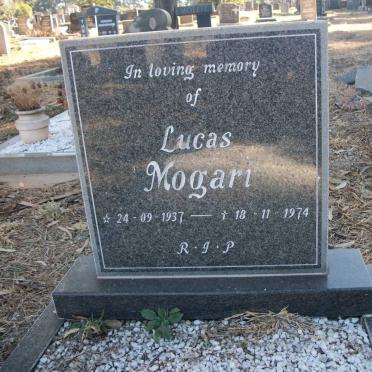 MOGARI Lucas 1937-1974