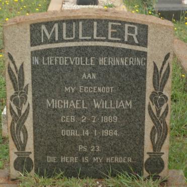 MULLER Michael William 1889-1964