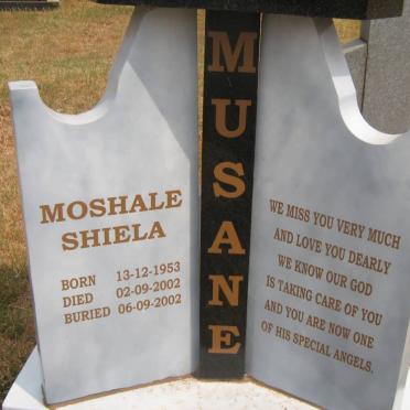 MUSANE Moshale Shiela 1953-2002