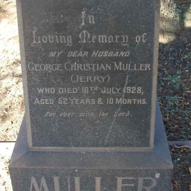MULLER George Christian -1928