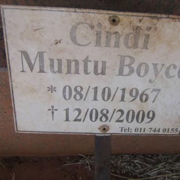 MUNTU Cindi Boyce 1967-2009