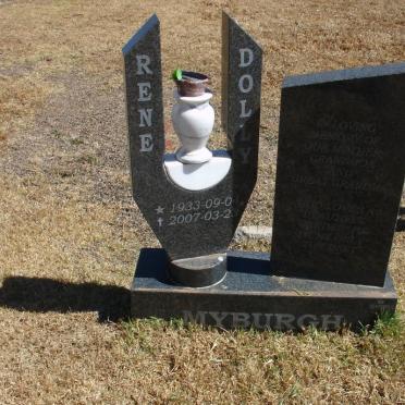 MYBURGH Rene Dolly 1939-2007