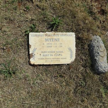 MYENI Eugenas Sylverius Fanyana 1970-2009