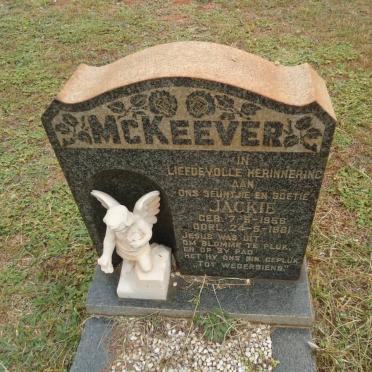 McKEEVER Jackie 1956-1961