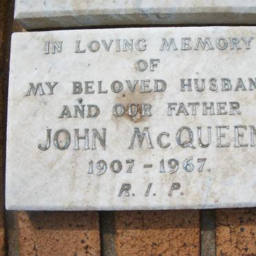 McQUEEN John 1907-1967