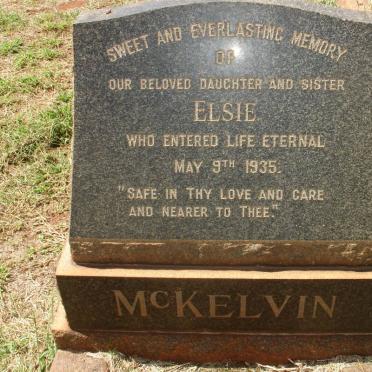 McKELVIN Elsie -1935