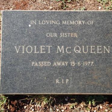 McQUEEN Violet -1977