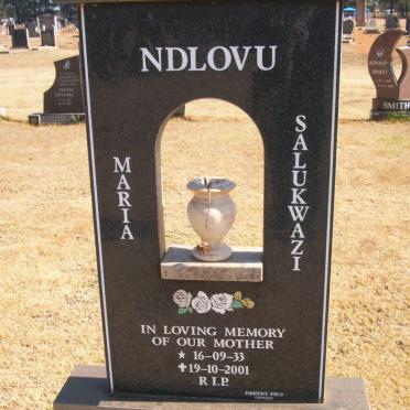 NDLOVU Maria Salukwazi 1933-2001