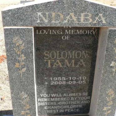 NDABA Solomon Tama 1955-2008