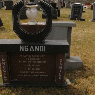 NGANDI Innocent Zamile 1944-2003