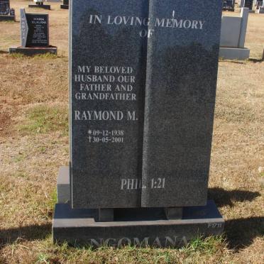 NGOMANE Raymond M. 1938-2001