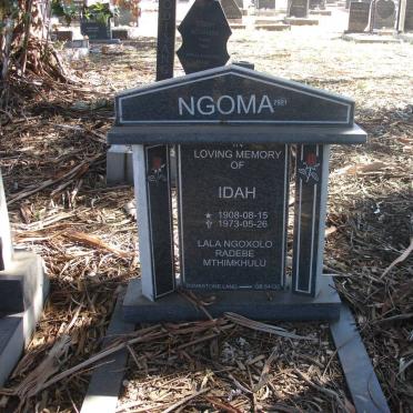 NGOMA Idah 1908-1973