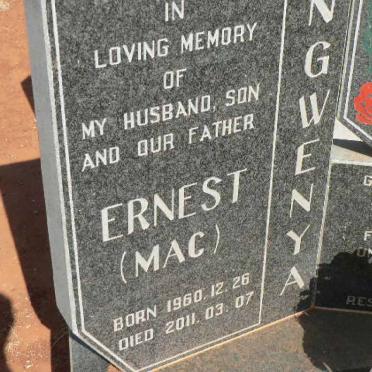 NGWENYA Ernest 1960-2011
