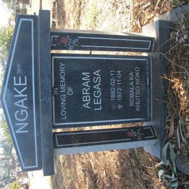 NGAKE Abram Legasa 1882-1972