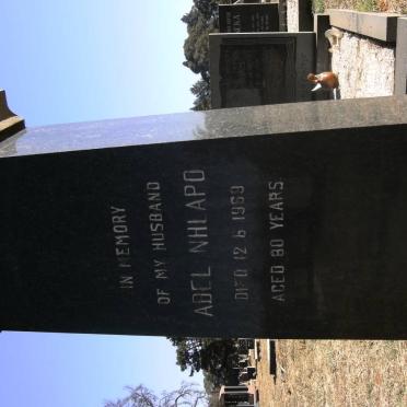 NHLAPO Abel -1969