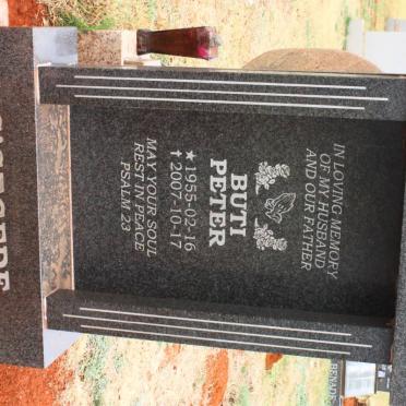 NHLAPO Buti Peter 1955-2007
