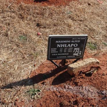 NHLAPO Masimini Alfred 1953-2011